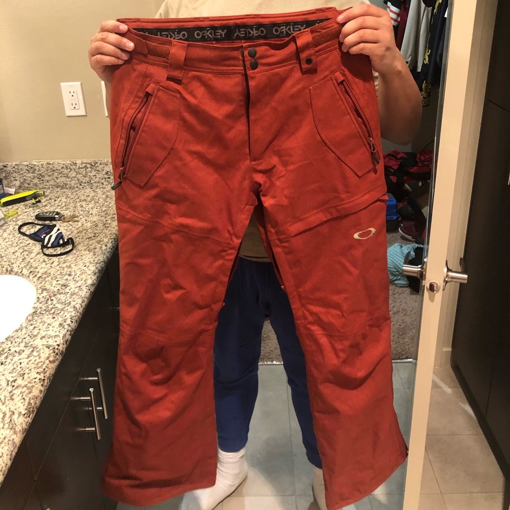Burt Orange Oakley Ski Pants